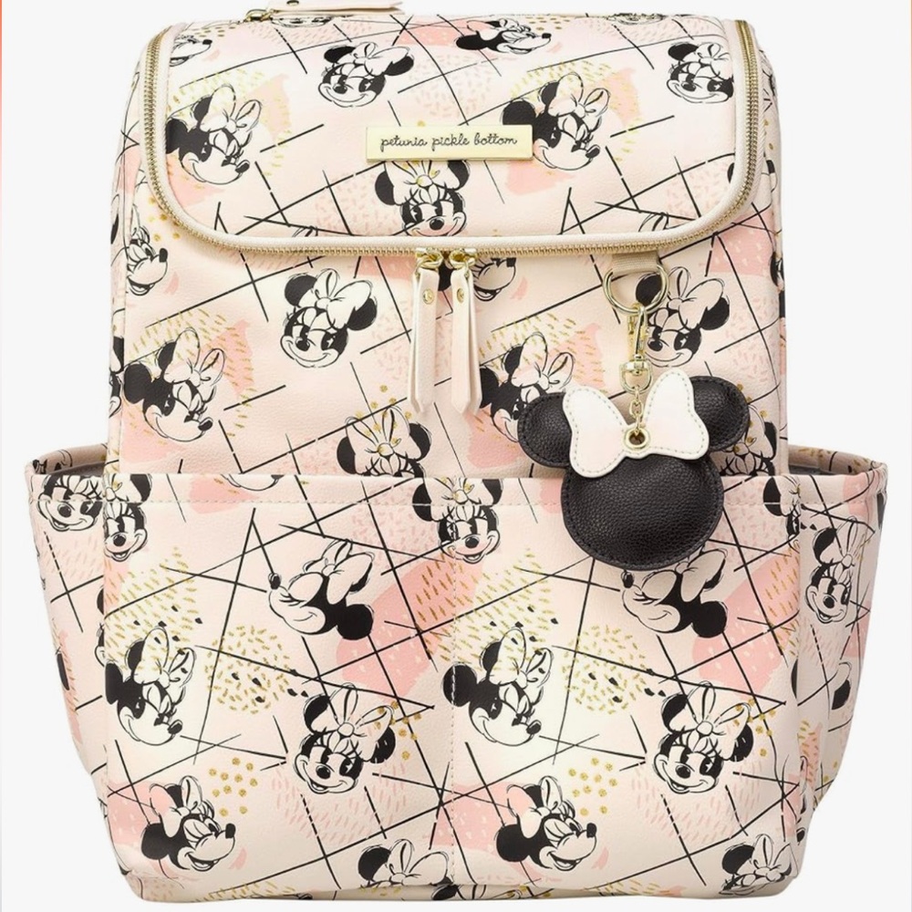 Petunia Pickle Bottom Method Backpack in Shimmery Minnie Mouse